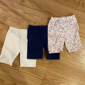 Toddler girl bike short bundle.